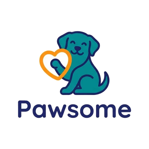 Pawsome — pet grooming logo made with MakeLogoNow